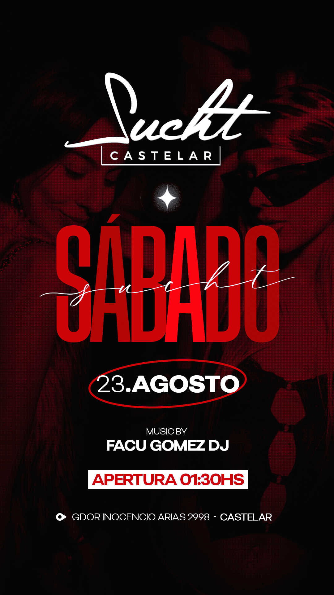 Flyer de 23.08 @ Sabado de SUCHT!