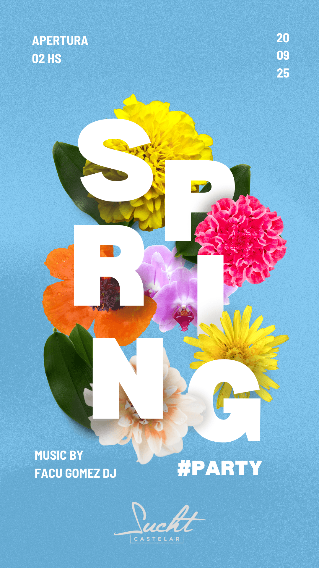 Flyer de 20.09 #Primavera en SUCHT!