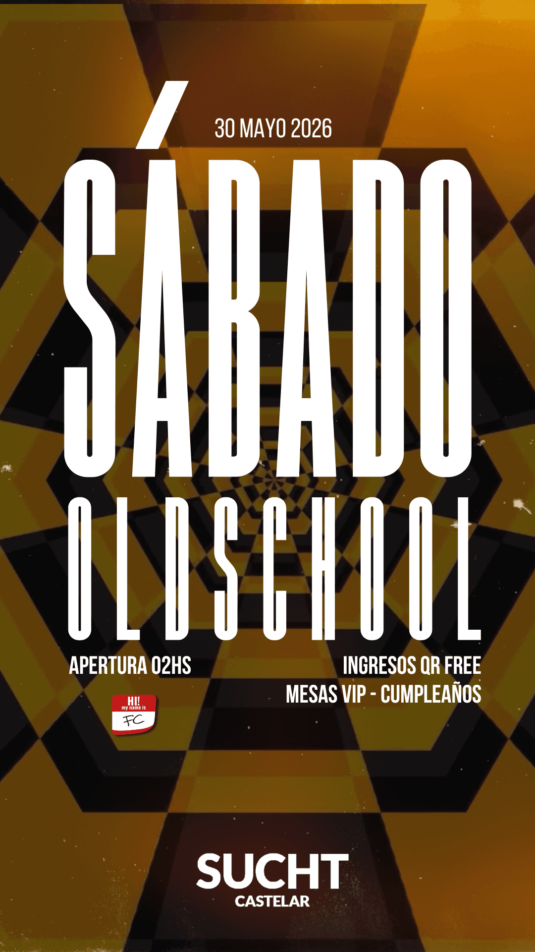 Flyer de 30.05 #Sabado OldSchool